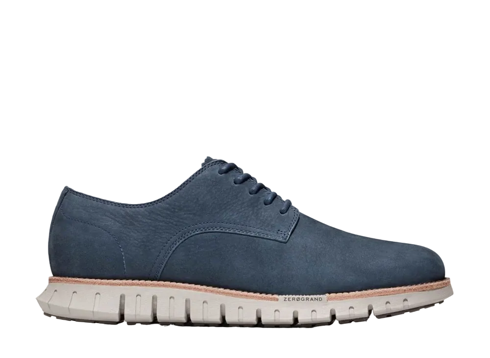 COLE HAAN Zerogrand Remastered Plain Toe Oxford "Navy Blazer Nubuck/Paloma"C38841 Medium