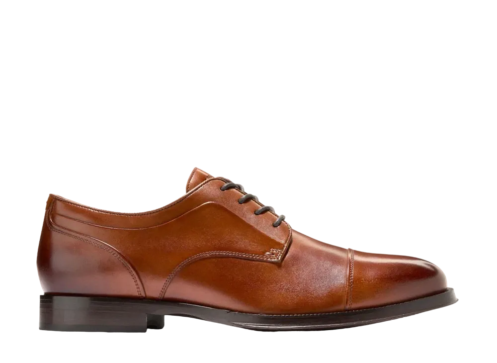 COLE HAAN Carnegie Cap Toe Oxford "British Tan" C39339 Medium