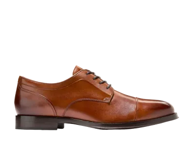 COLE HAAN Carnegie Cap Toe Oxford "British Tan" C39339 Medium