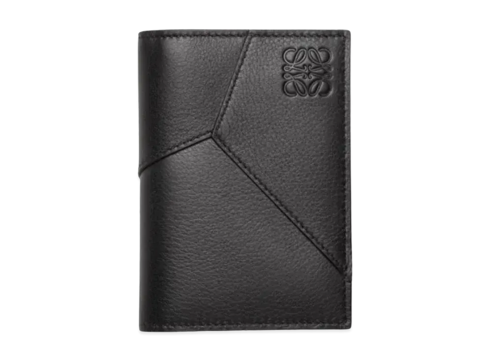 LOEWE Puzzle Bifold Card Holder Classic Calf "Black"