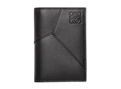 LOEWE Puzzle Bifold Card Holder Classic Calf "Black"