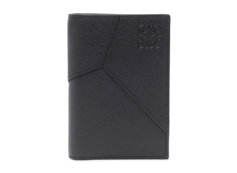 LOEWE Puzzle Bifold Card Holder Classic Calf "Black"