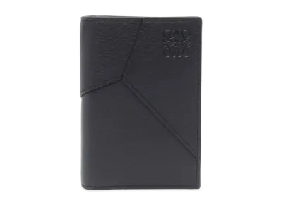 LOEWE Puzzle Bifold Card Holder Classic Calf "Black"