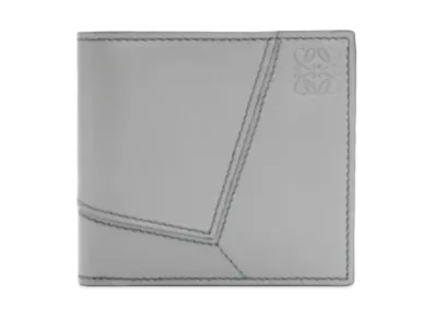 LOEWE Puzzle Stitch Bifold Wallet Smooth Cars "Asphalt Gray"