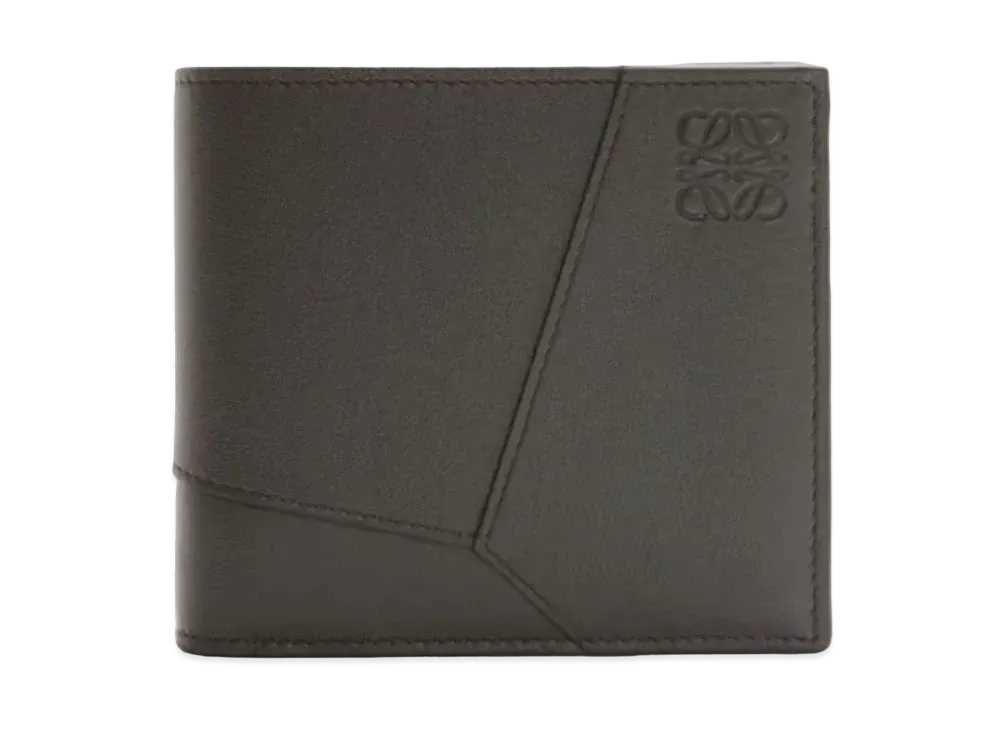 LOEWE Puzzle Bifold Wallet Classic Calf "Dark Gray"