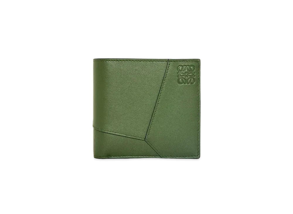 ロエベ パズル バイフォールド コインウォレット (クラシックカーフ) "ハンターグリーン" C510501X09-4700(10966463)