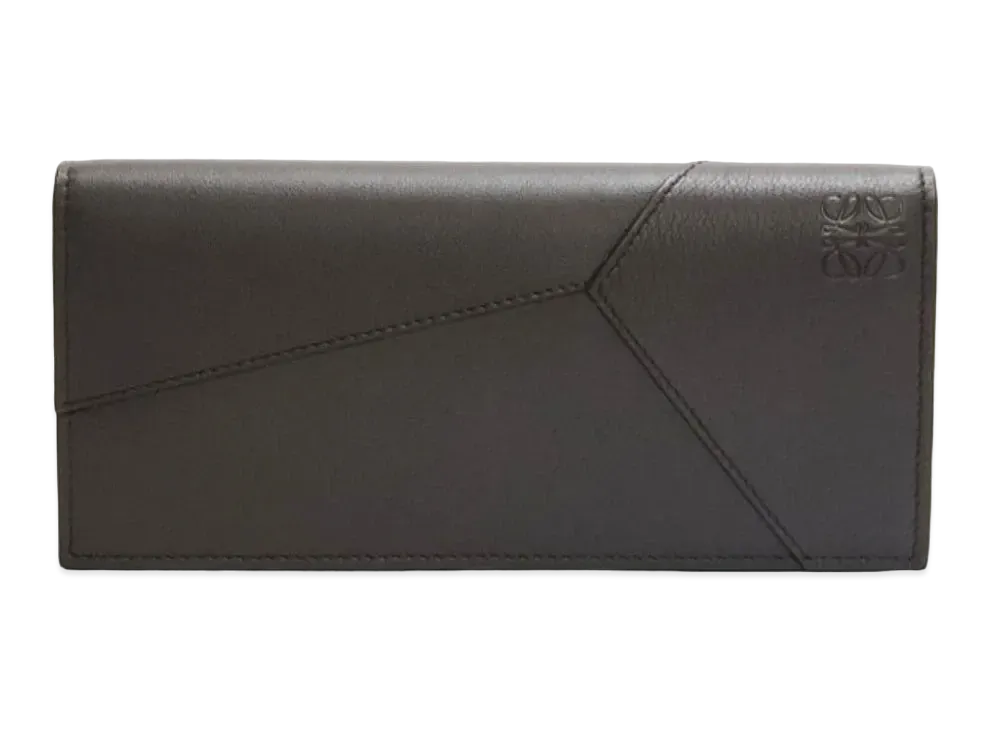 LOEWE Puzzle Long Horizontal Wallet Classic Calf "Black"