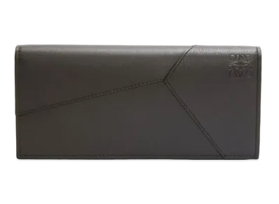 LOEWE Puzzle Long Horizontal Wallet Classic Calf "Black"