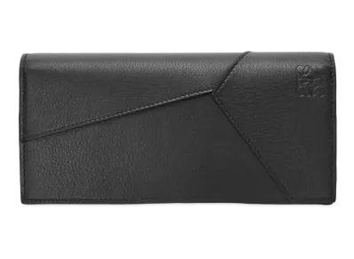 LOEWE Puzzle Long Horizontal Wallet Classic Calf "Dark Gray"