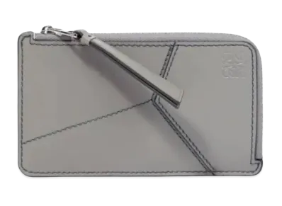 LOEWE Puzzle Long Coin Card Holder Classic Calf "Asphalt Gray"