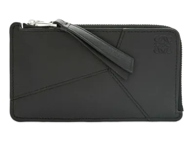 LOEWE Puzzle Long Coin Card Holder Classic Calf "Black"