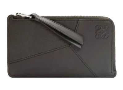 LOEWE Puzzle Long Coin Card Holder Classic Calf "Dark Gray"