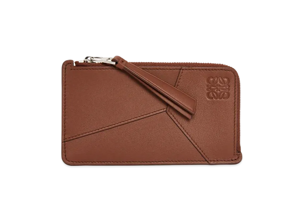 LOEWE Puzzle Long Coin Card Holder "Browny"