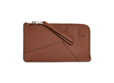 LOEWE Puzzle Long Coin Card Holder "Browny"