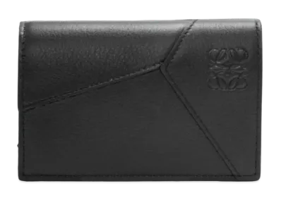 LOEWE Puzzle Business Card Holder Classic Calf "Black"