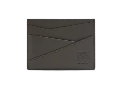 LOEWE Puzzle Plain Card Holder "Dark Grey"