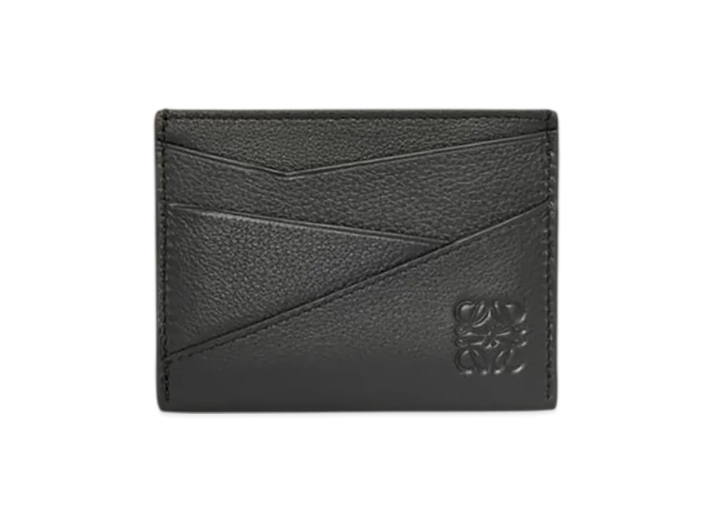LOEWE Puzzle Plain Card Holder "Black"