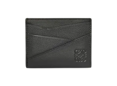 LOEWE Puzzle Plain Card Holder "Black"