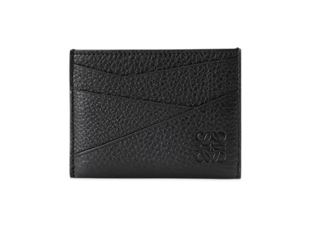 LOEWE Puzzle Plain Card Holder "Black"