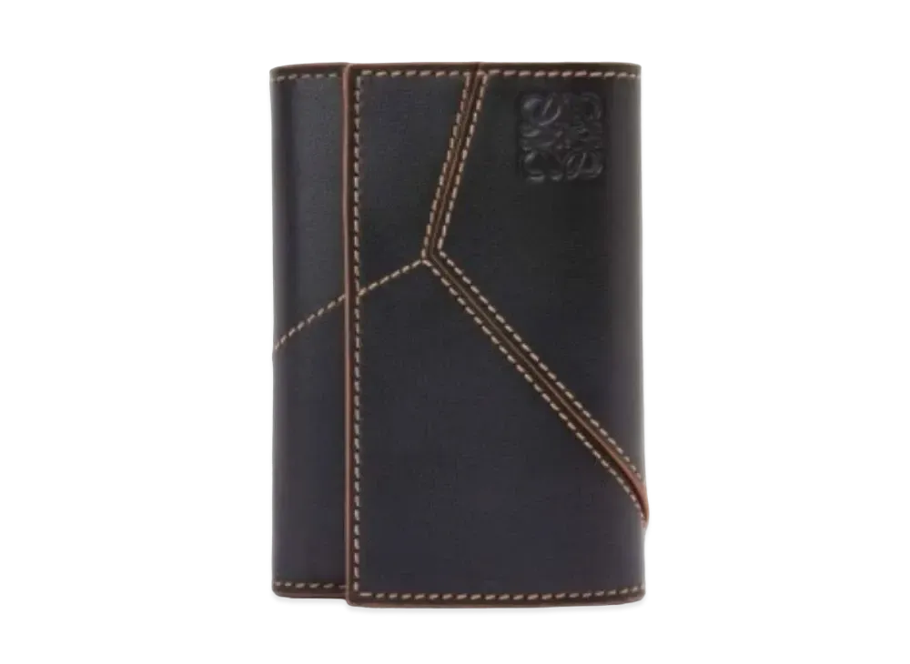 LOEWE Puzzle Stitch Birthical Wallet Small Smooth Cars "Black"