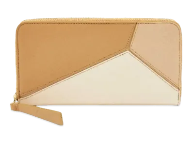 LOEWE Puzzle Zip Around Wallet Classic Calf "Angola/Dusty Beige/Gold"