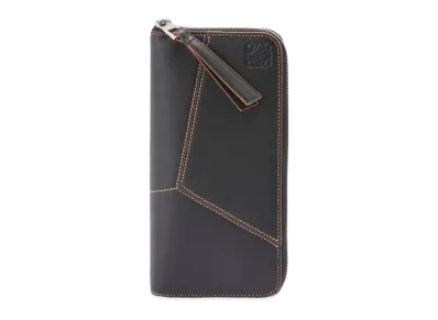 LOEWE Puzzle Stitch Open Wallet Smooth Cars "Black"