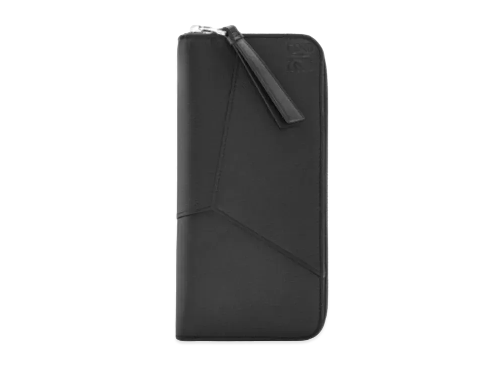 LOEWE Puzzle Open Wallet Classic Calf "Black"