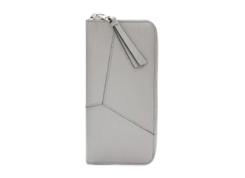 LOEWE Puzzle Open Wallet Classic Calf "Asphalt Gray"