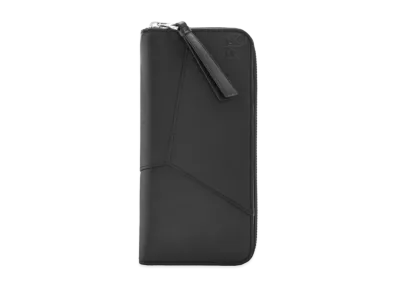 LOEWE Puzzle Zipper Open Wallet Classic Calf "Black"