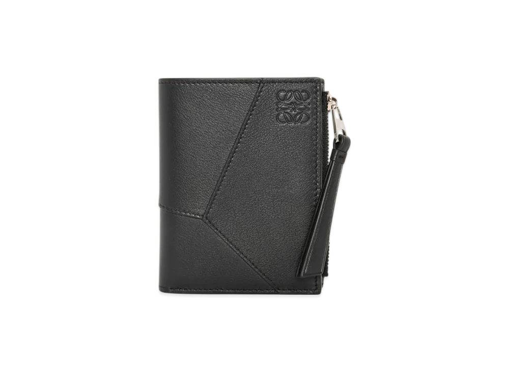 LOEWE Puzzle Slim Compact Wallet "Black"