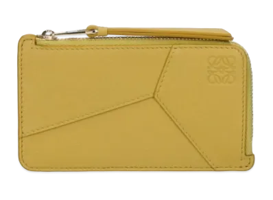 LOEWE Puzzle Coin Case Card Holder "Yellow"