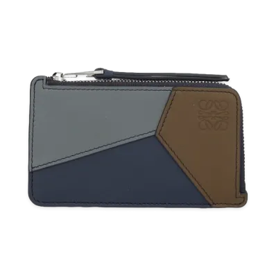 LOEWE Puzzle Card Holder And Coin Purse In Calfskin "Multicolor"
