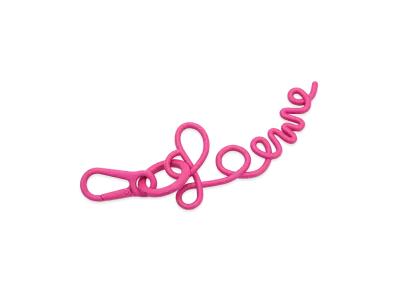 LOEWE Signature Charm "Neon Pink"