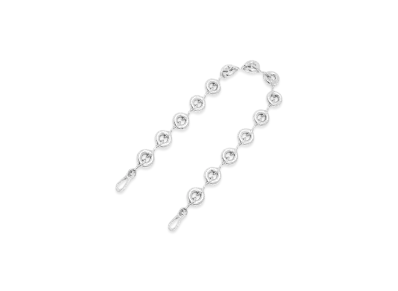 LOEWE Chunky Donut Chain "Silver"