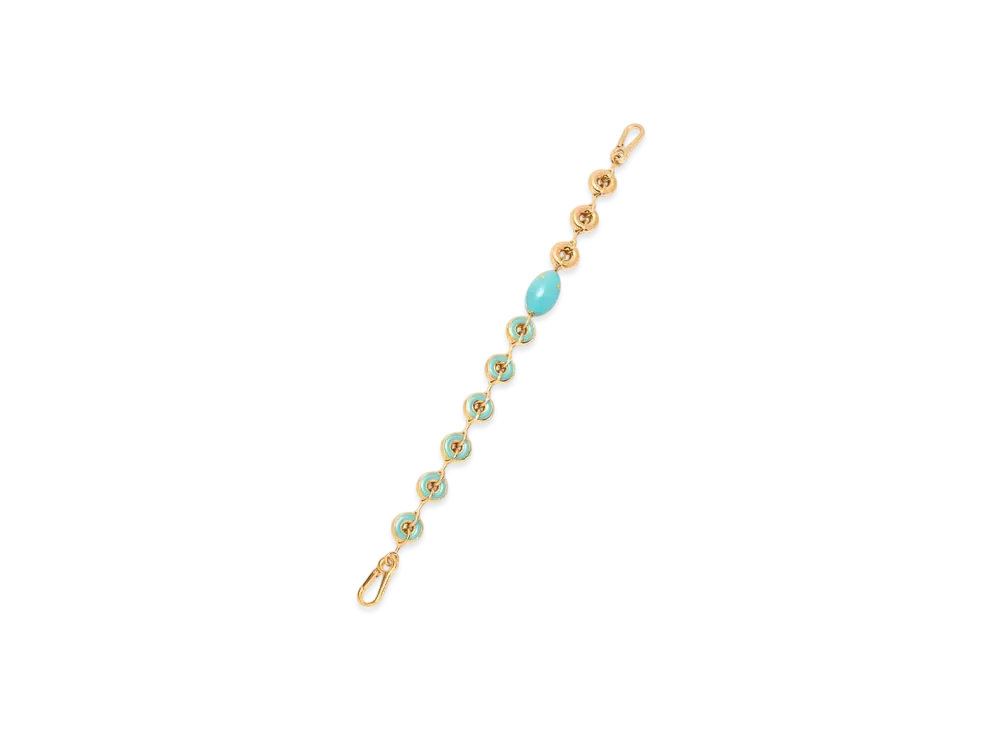 LOEWE Snake Donut Chain "Sky Blue/Gold"