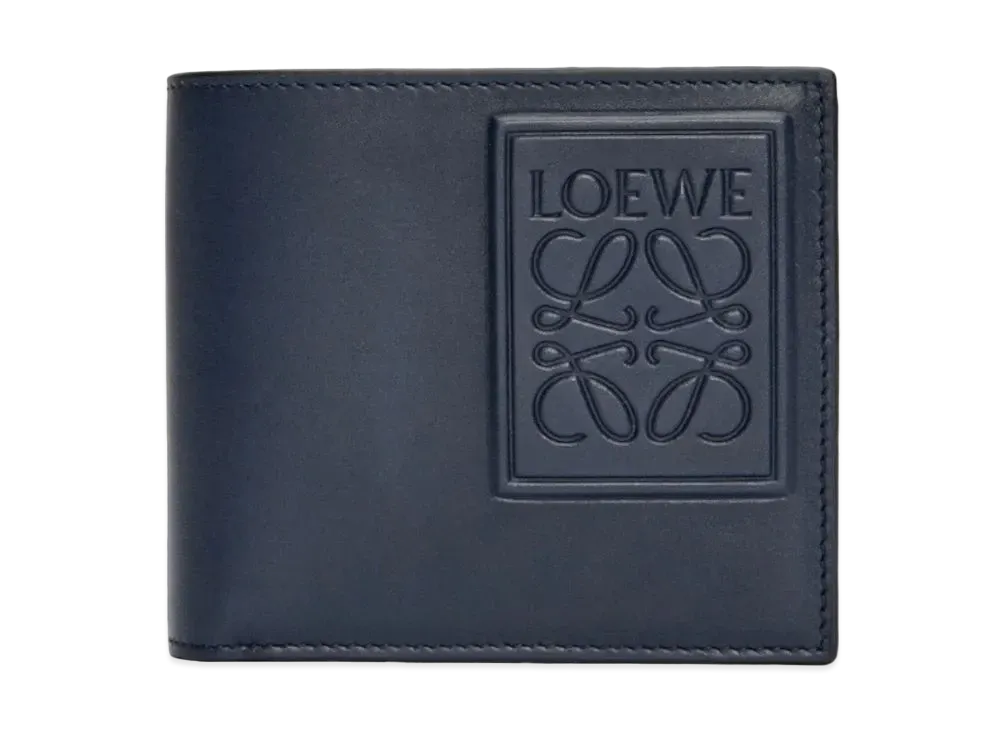 LOEWE Bayfold Wallet Satin Calf "Deep Navy"