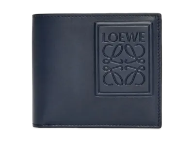 LOEWE Bayfold Wallet Satin Calf "Deep Navy"