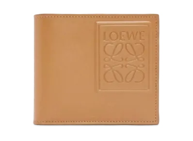 LOEWE Bifold Coin Wallet Silk Calf "Warm Dessert"