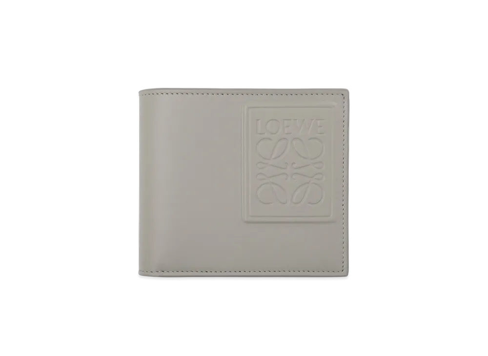 LOEWE Bifold Coin Wallet "Shell Grey"