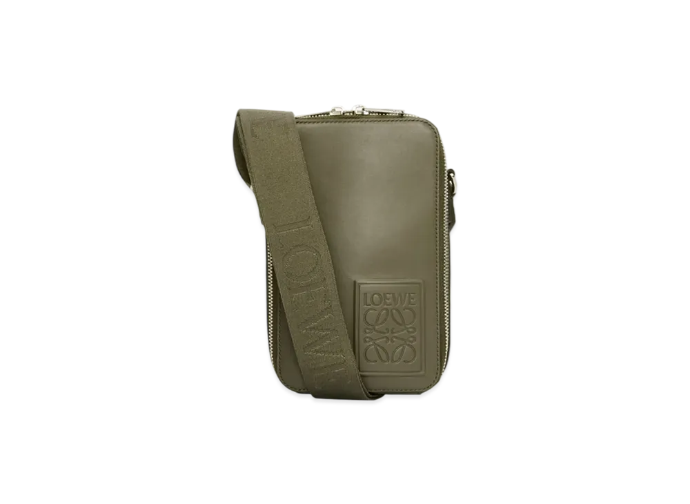 LOEWE Vertical Crossbody Pocket "Khaki Green"