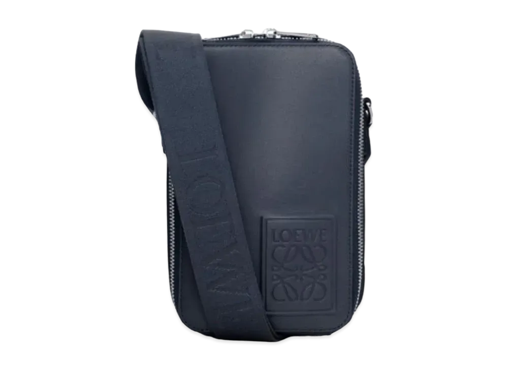 LOEWE Bartical Cross Body Pocket Satin Calf "Deep Navy"