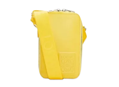 LOEWE Bartical Cross Body Pocket Satin Calf "Yellow"