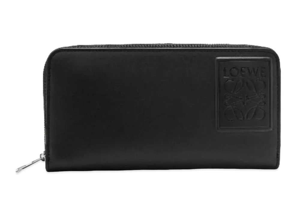 LOEWE Zip Around Wallet Satin Calf "Black"