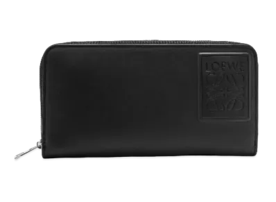 LOEWE Zip Around Wallet Satin Calf "Black"
