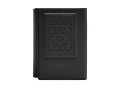 LOEWE Trifold Wallet Satin Calf "Black"