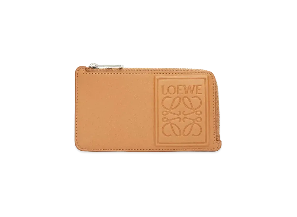 LOEWE Coin Cardholder in Satin Calfskin "Warm Desert"