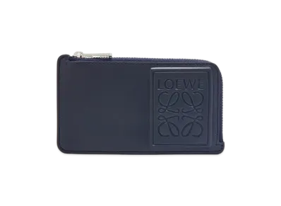 LOEWE Coin Card Holder "Deep Navy"