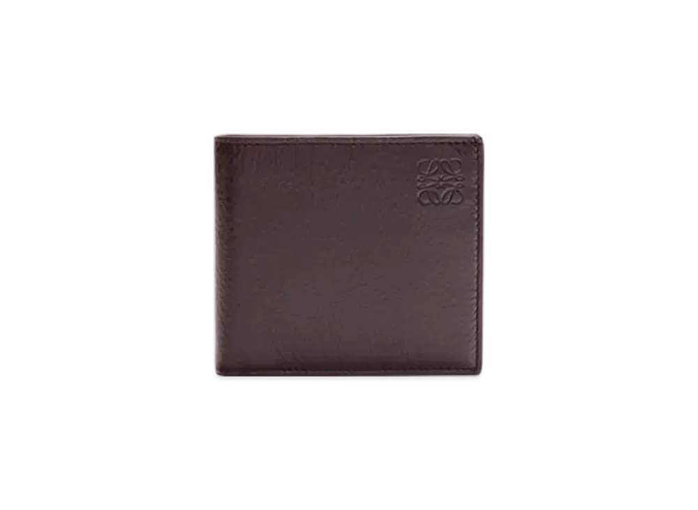 LOEWE Bifold Coin Wallet in Deerskin "Oxblood"