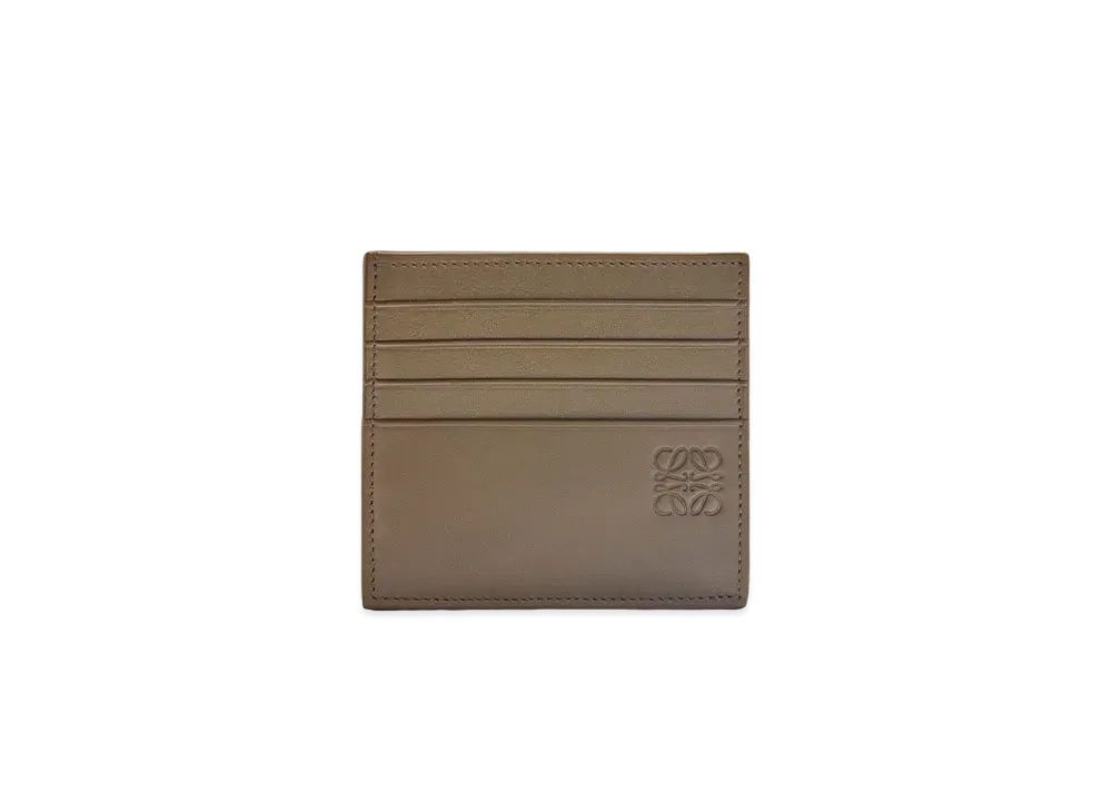 ロエベ オープン プレーン カードホルダー (シャイニーカーフ) "ダークカーキグリーン/カーキグリーン" C568W72X01-9035(10969012)