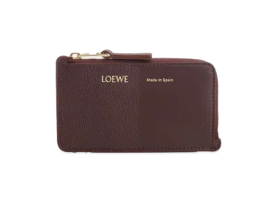 LOEWE Women's Card Holder With Coin Pocket "Bordeaux"